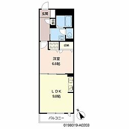 間取図画像 1LDK