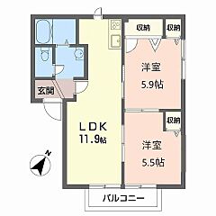 物件の間取り