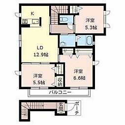 シャーメゾン大久保 3LDKの間取図画像
