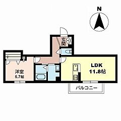 物件の間取り