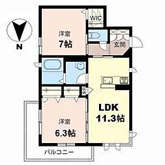 物件の間取り