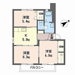 物件の間取り