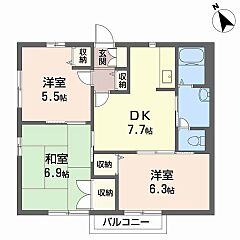 物件の間取り