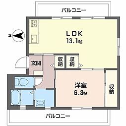 間取図画像 1LDK