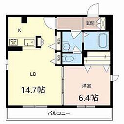 間取図画像 1LDK