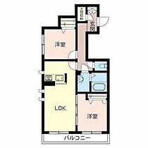 メヌエット 0205 ｜ 京都府乙訓郡大山崎町字円明寺小字西法寺46-1（賃貸マンション2LDK・2階・57.00㎡） その2