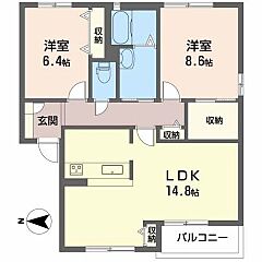 物件の間取り