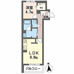 間取図画像 1LDK