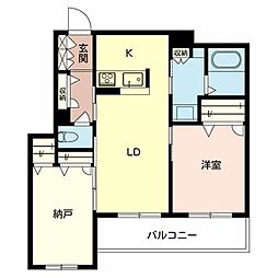 VinculumAK 1SLDKの間取図画像
