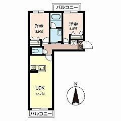 物件の間取り