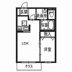 間取図画像 1LDK