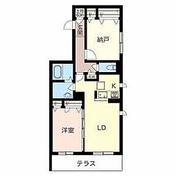 間取図画像 1SLDK