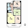 藤楓アビタシオン3階5.9万円