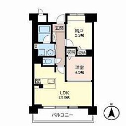 セリシール夙川苦楽園 1SLDKの間取図画像