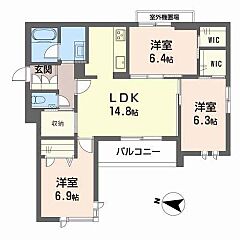 物件の間取り