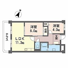 物件の間取り