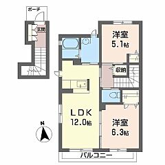 物件の間取り
