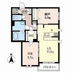 間取図画像 1SLDK