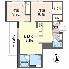 物件の間取り