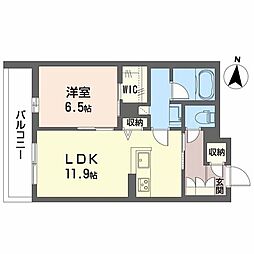 ラパネージュ 1LDKの間取図画像