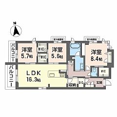 物件の間取り