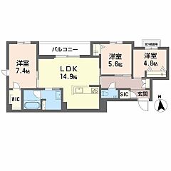 物件の間取り