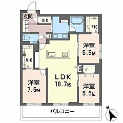 物件の間取り