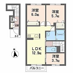 物件の間取り
