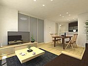 完成予想図／家具・家電等は配置のイメージで物件に付属しておりません。
