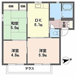 M'sステーションプラザ 3DKの間取図画像