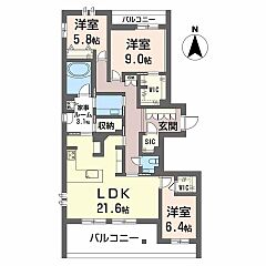 物件の間取り