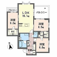 物件の間取り