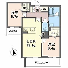 物件の間取り
