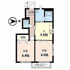 物件の間取り