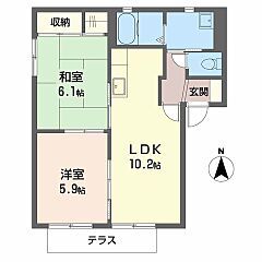 物件の間取り