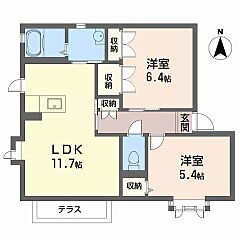 物件の間取り