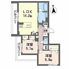 物件の間取り