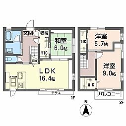 ライトハウス-W1 3LDKの間取図画像