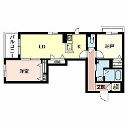 間取図画像 1SLDK