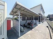 入居者様専用屋根付き駐輪場です。
