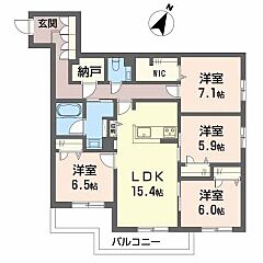 物件の間取り