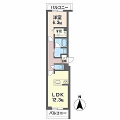 物件の間取り