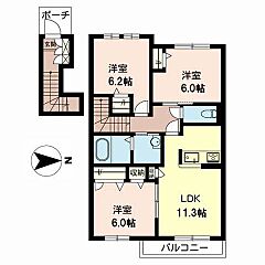 物件の間取り