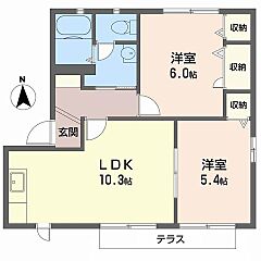 物件の間取り