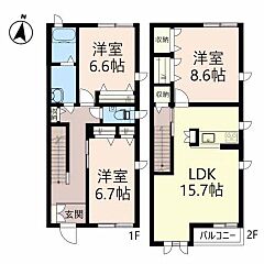 物件の間取り