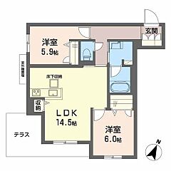 物件の間取り