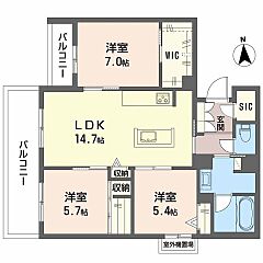 物件の間取り