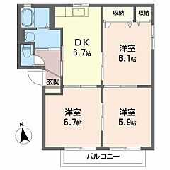 物件の間取り