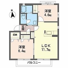 物件の間取り