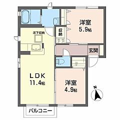 物件の間取り